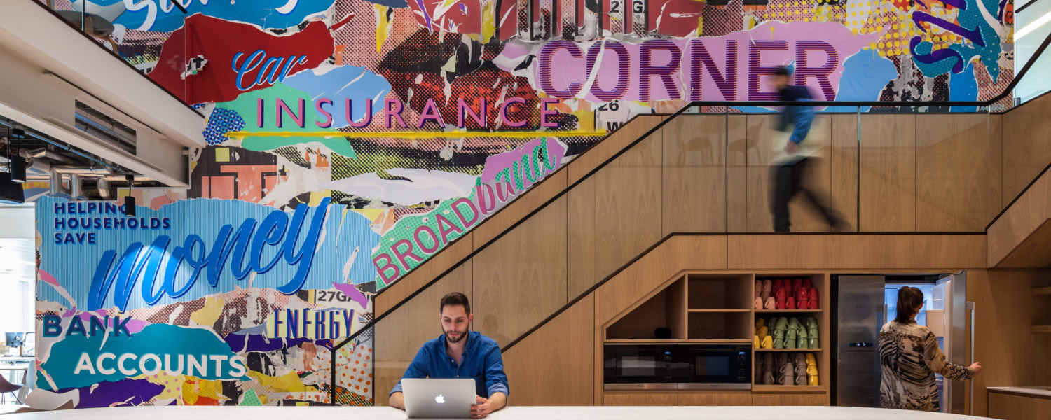 An Office Made for Interaction: BDG architecture + design Transform MoneySupermarket Group’s New Home