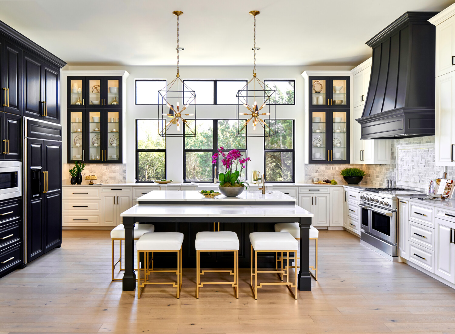 Create Kitchen Drama with Luxury Lighting by Hudson Valley Lighting Group