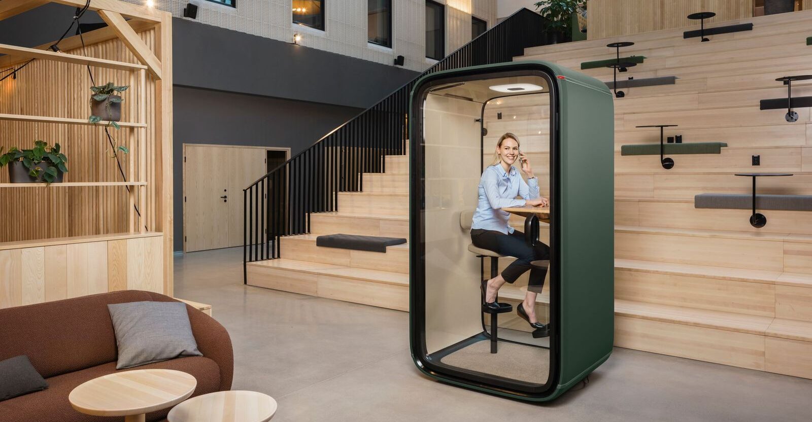 Introducing Framery One, distributed by Welltek, the world’s first connected soundproof pod