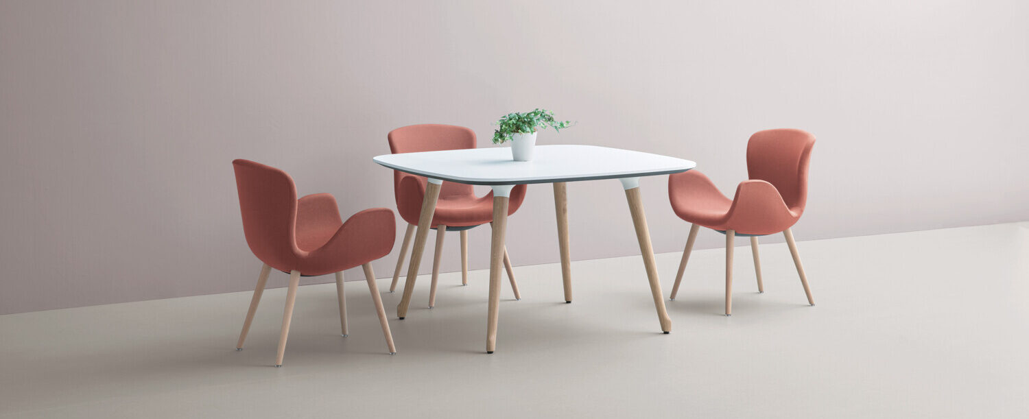 Collaborate Naturally Phlox – A collection of collaborative chairs and tables inspired by nature