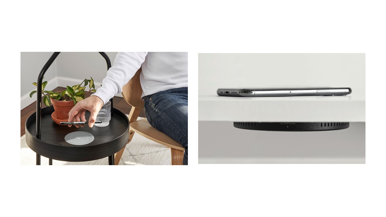 Humanscale Launches NeatCharge in the UK, a wireless charger that provides the solution to charger inefficiency