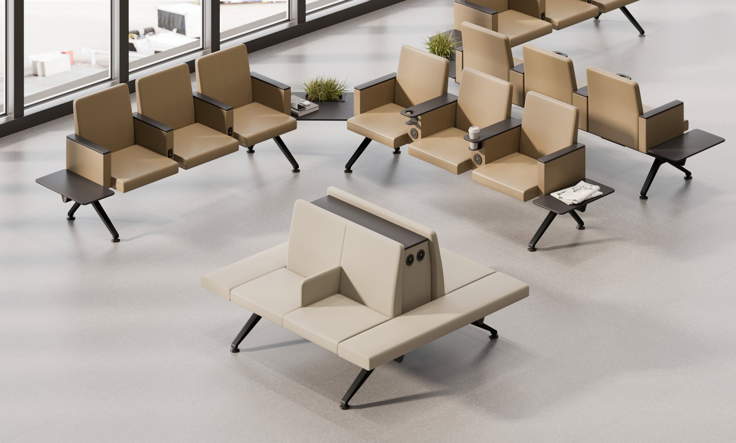 Kusch+Co Airport Products Enhance Relaxation for Millions of Travellers