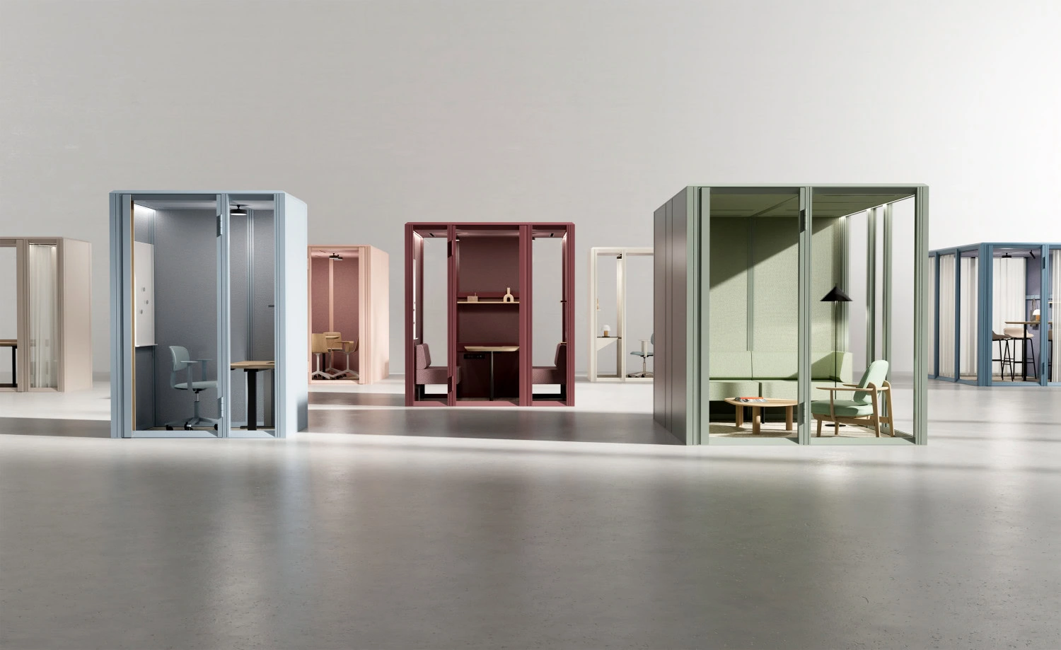 Mute Launches Modular Pods: The World’s Largest and First Adaptable Collection of Office Pods